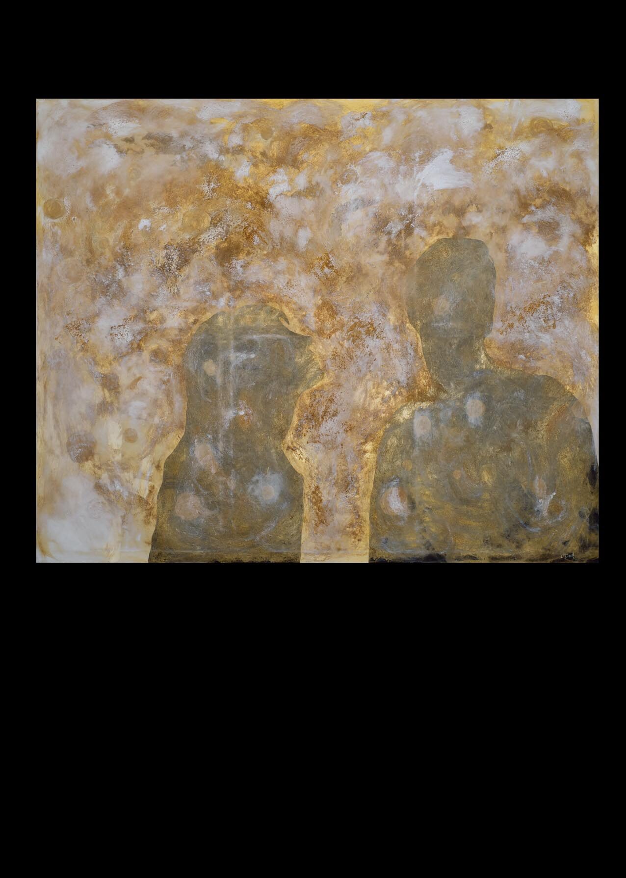 Sternenstaub, 220 x 180 cm , Öl auf Leinwand